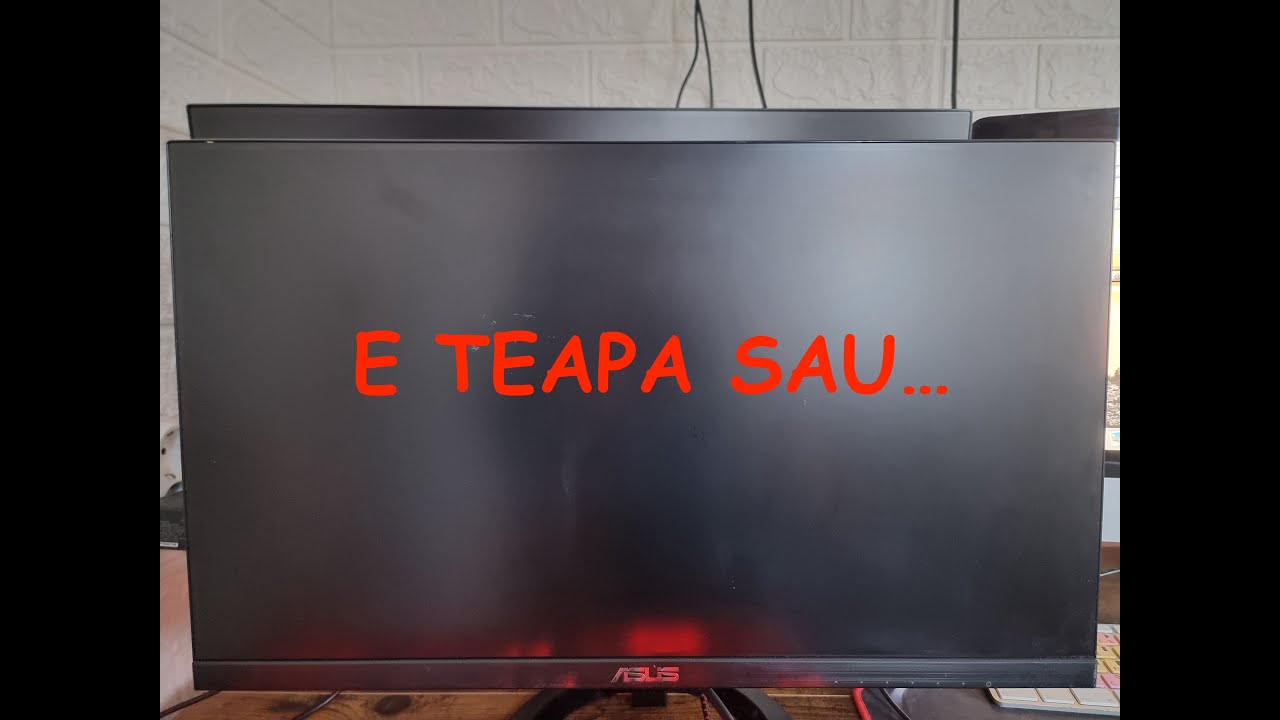 Monitor Asus la doar 60 lei!!!Oare functioneaza??De 1 decembrie in piata la Odorhei.