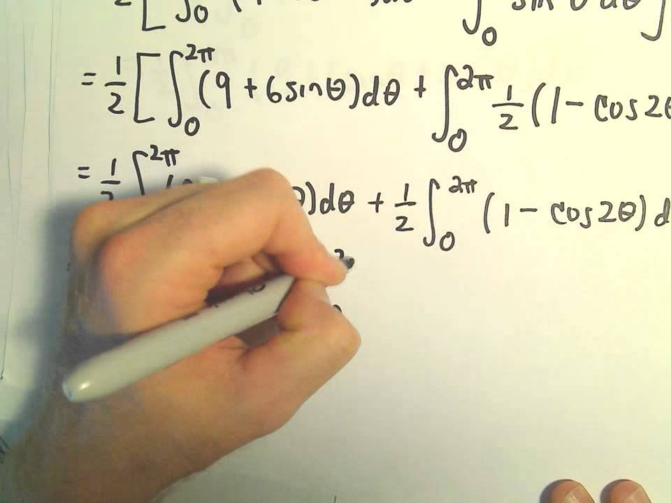 Area Enclosed by Polar Graph - Another Example #1