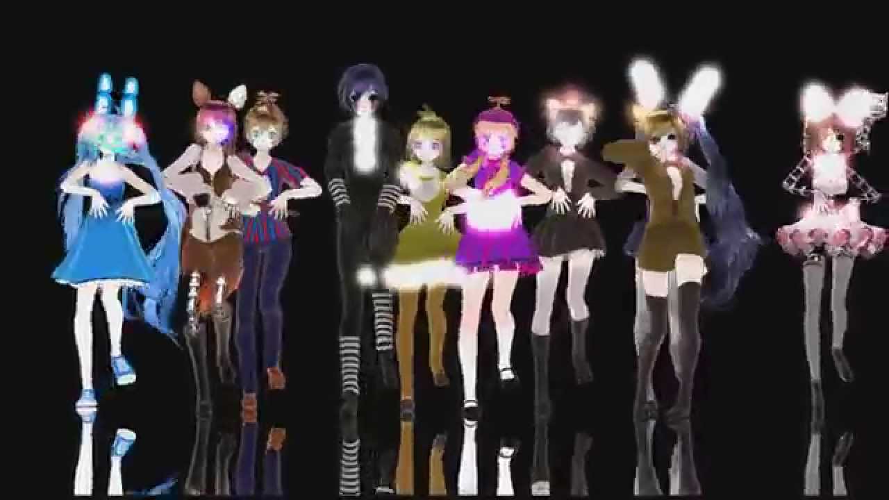 MMD / FNAF / One, Two, Three! / MOTION DL