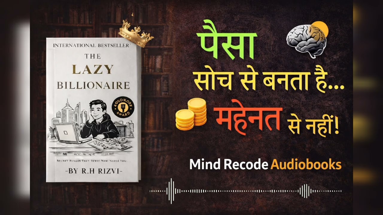 Why Billionaires Work Less | The Lazy Billionaire | Audiobook | Book summary Hindi