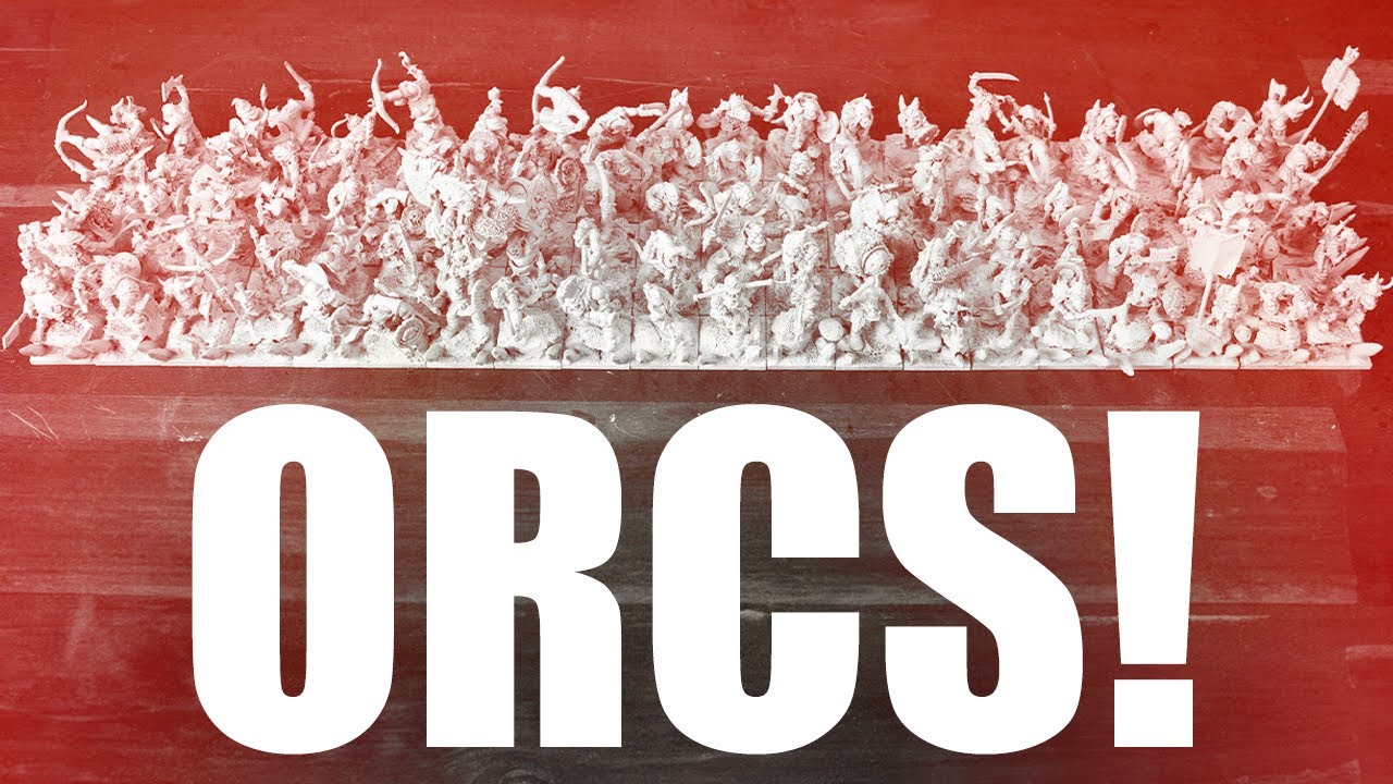 The BIGGEST Orc Mob on YouTube? - 100 UNIQUE Orcs for THE OLD WORLD!