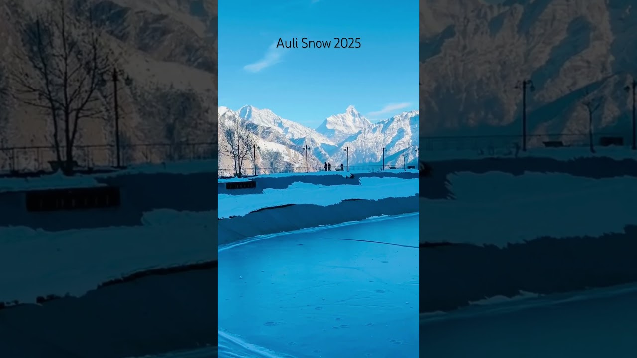 Auli snowfall 2025 | Auli Lake View | Auli Snow | Joshimath Uttarakhand