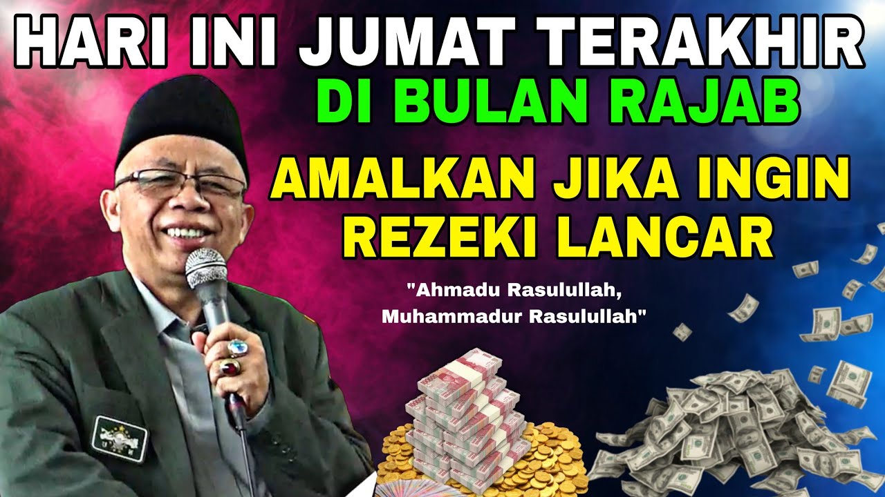 PENGEN KAYA⁉️AMALKAN DI JUMAT TERAKHIR BUKAN RAJAB | KH USMAN RIDHO TEMANGGUNG