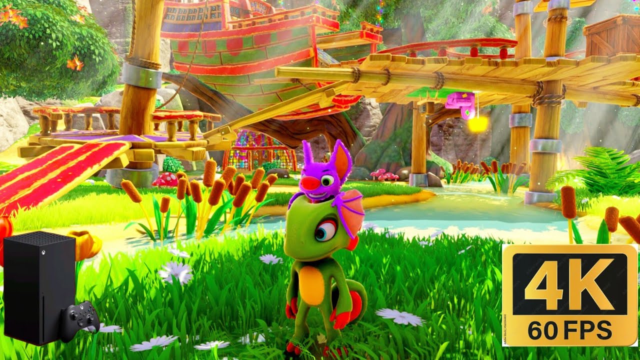 Yooka-Re-plaYlee Xbox Series X Gameplay Demo 4K60FPS 