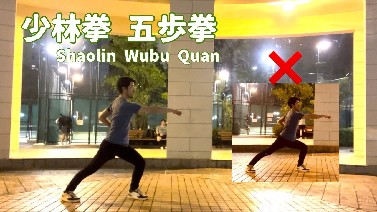 【少林拳講座】五歩拳 Shaolin Wubu Quan Tutorial 