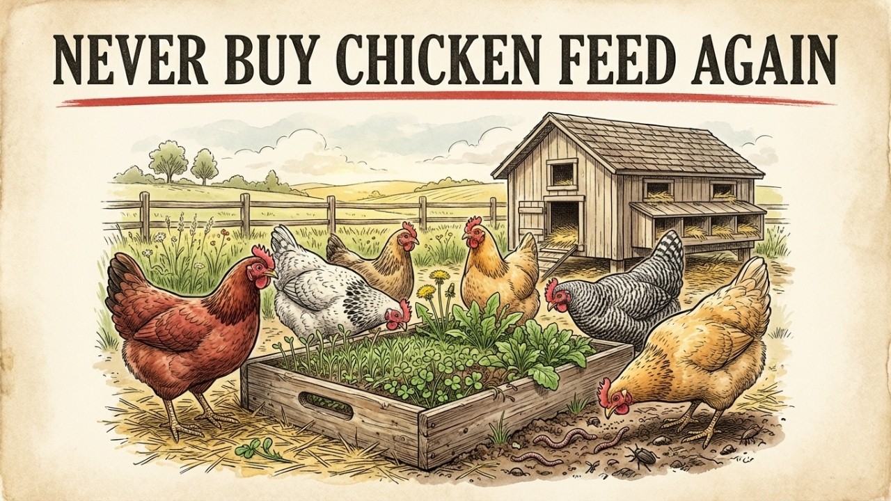 HOW AMISH REPLACE CHICKEN FEED WITH THIS 5 FREE PLANT AND GROW FORVER!! (WHY DID THY HIDE IT!?)
