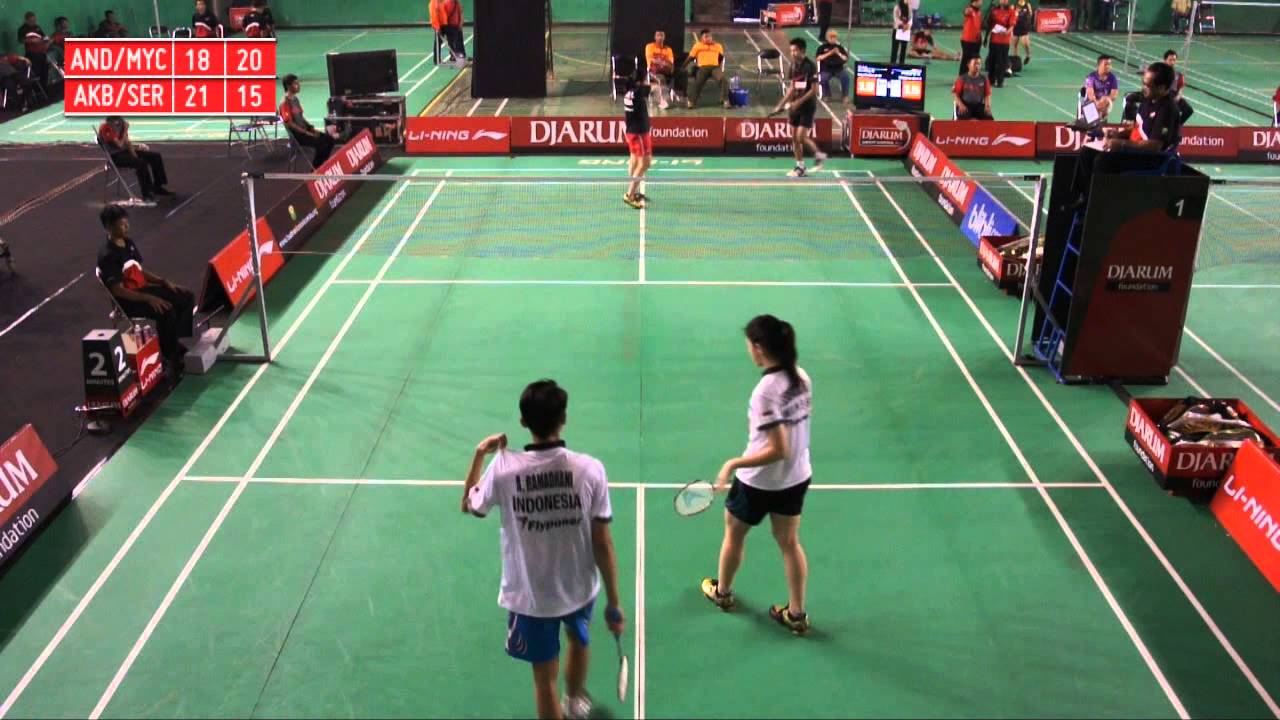 Andika R/Mychelle Chrytine (Djarum Kudus) VS Akbar Gusti Ramadhani/Serena Kani (Djarum Kudus)
