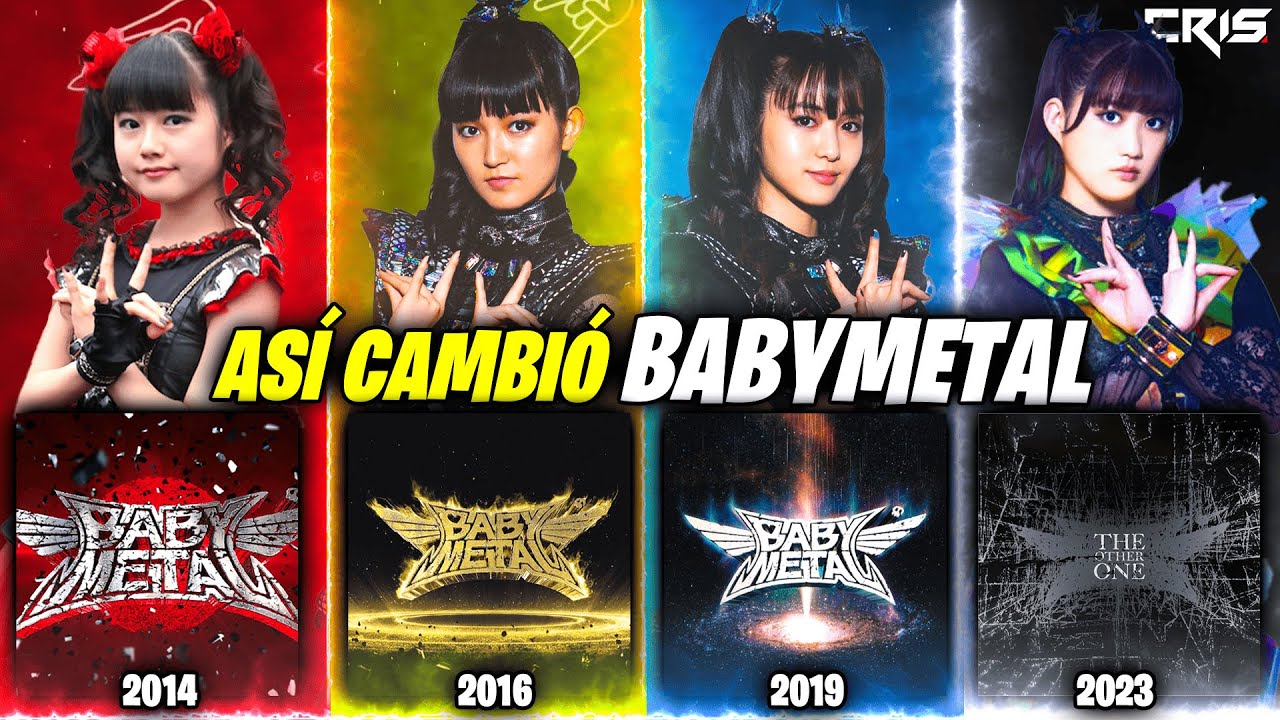 Antes de METAL FORTH... así evolucionó BABYMETAL🤘🏻🦊