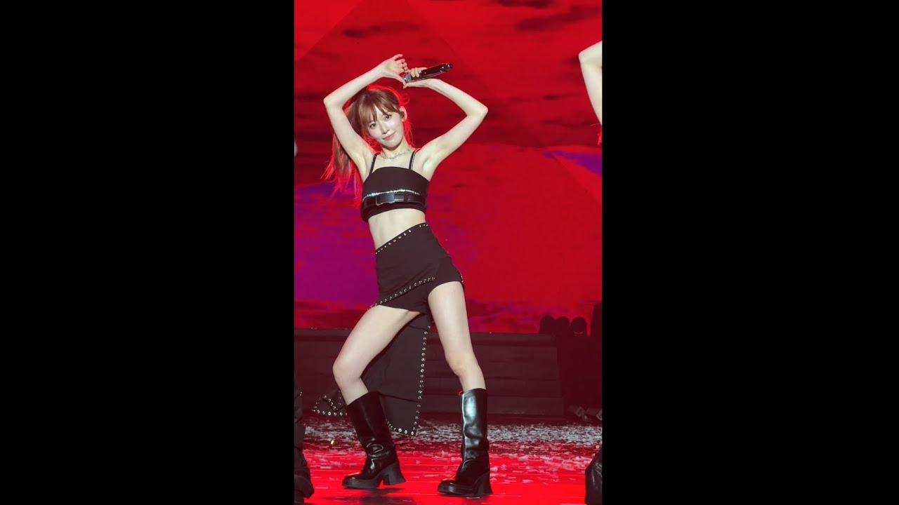 250720 LE SSERAFIM 르세라핌 'UNFORGIVEN + ANTIFRAGILE' @ TOUR 'EASY CRAZY HOT' in Taipei (SAKURA FANCAM)