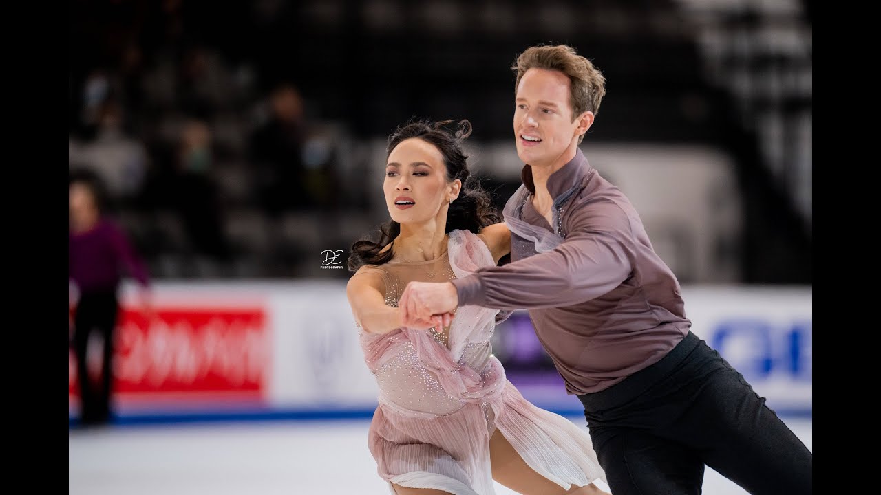 Madison Chock and Evan Bates - Skate America 2022. FD, Practice.