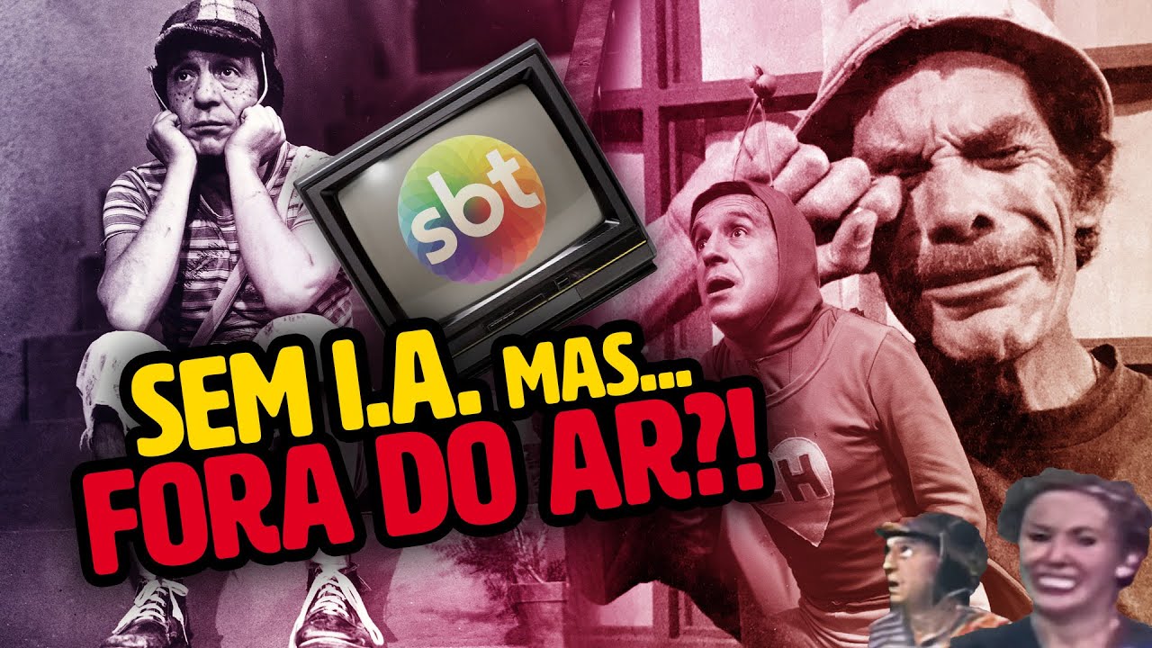 SBT deixa de usar I.A. nos episódios mas TIRA CHAVES E CHAPOLIN do AR!!!