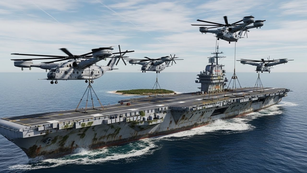 Unbelievable Restoration Turning a Sunken Aircraft Carrier into a Modern Giant