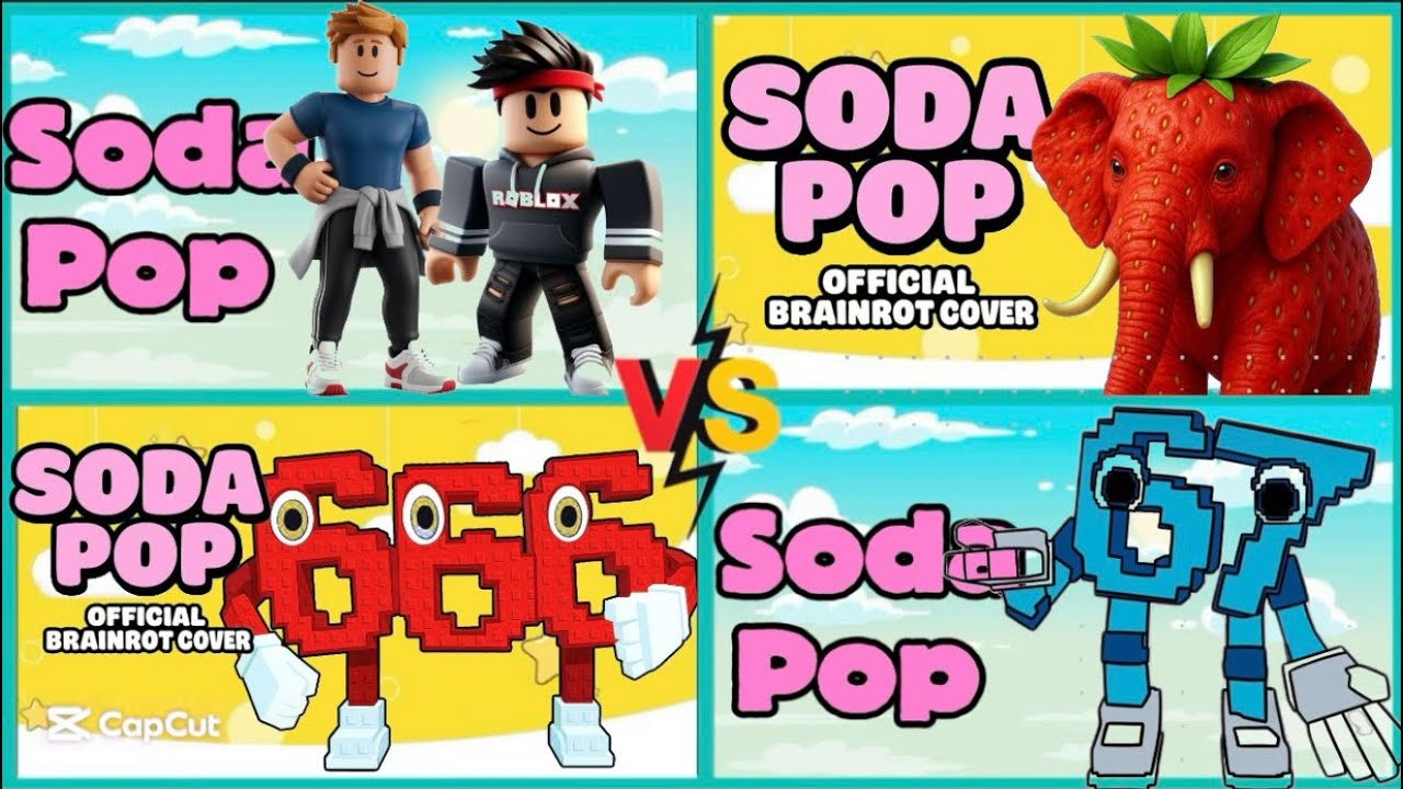 Tiles Hop SODA POP Impossible Level! Roblox vs Monster 666 vs Robot | Epic Music Game Challenge025