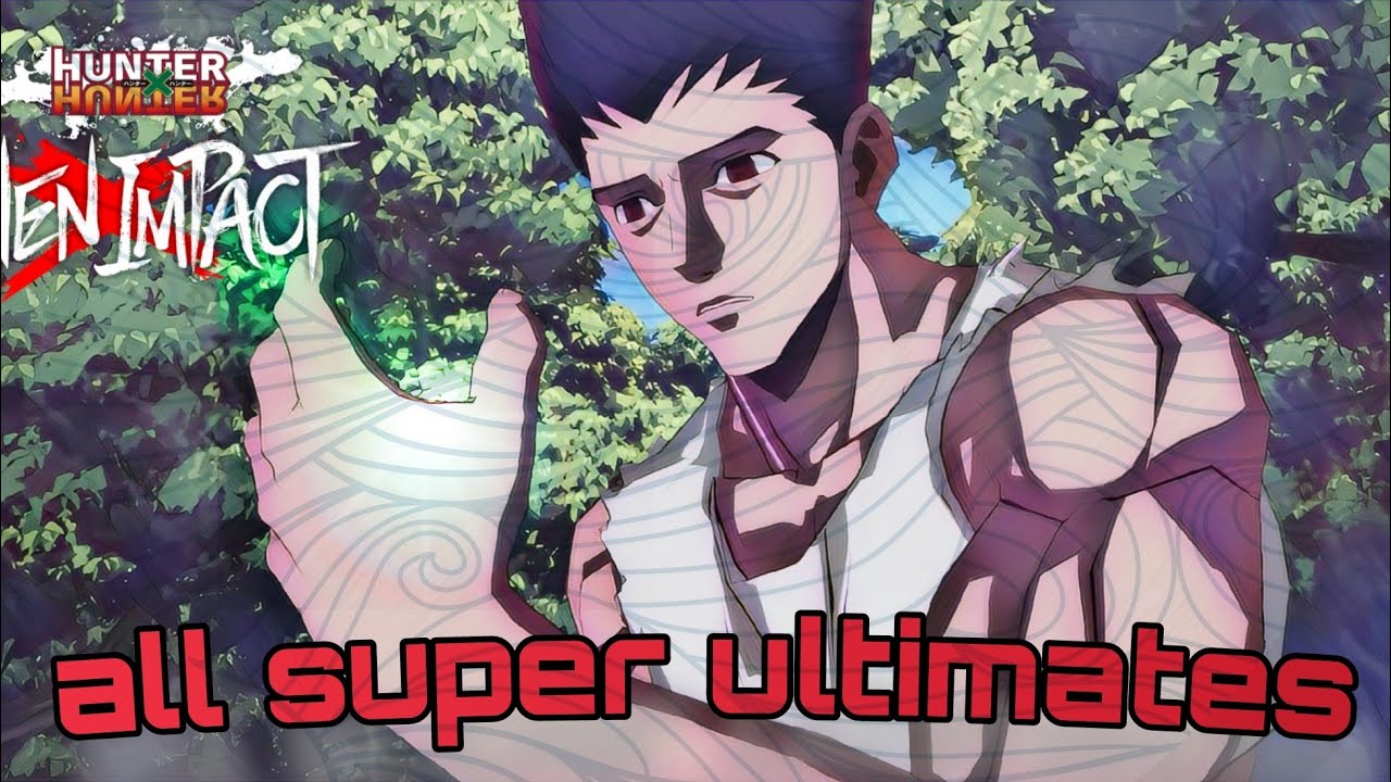 All ultimates/ supers in hunter x hunter NEN IMPACT 