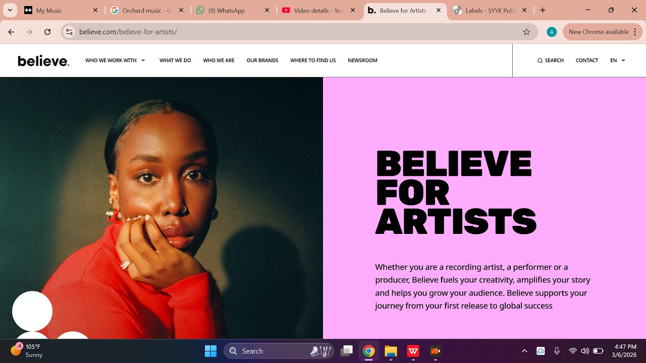 Обращаемся к Believe Music Distribution: очень серьезные и популярные артисты хотят к ним присоед...