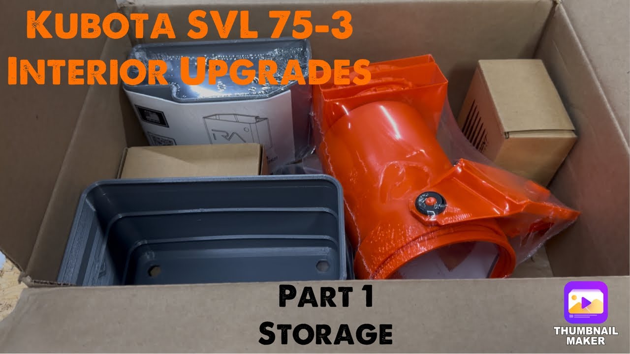 Kubota SVL 75-3 Interior Upgrades - Part 1