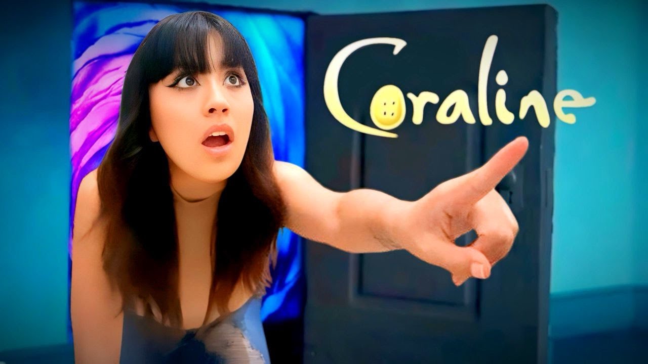 ENTRÉ😰 a LA PUERTA SECRETA🚪 de CORALINE en ROBLOX!! 💜