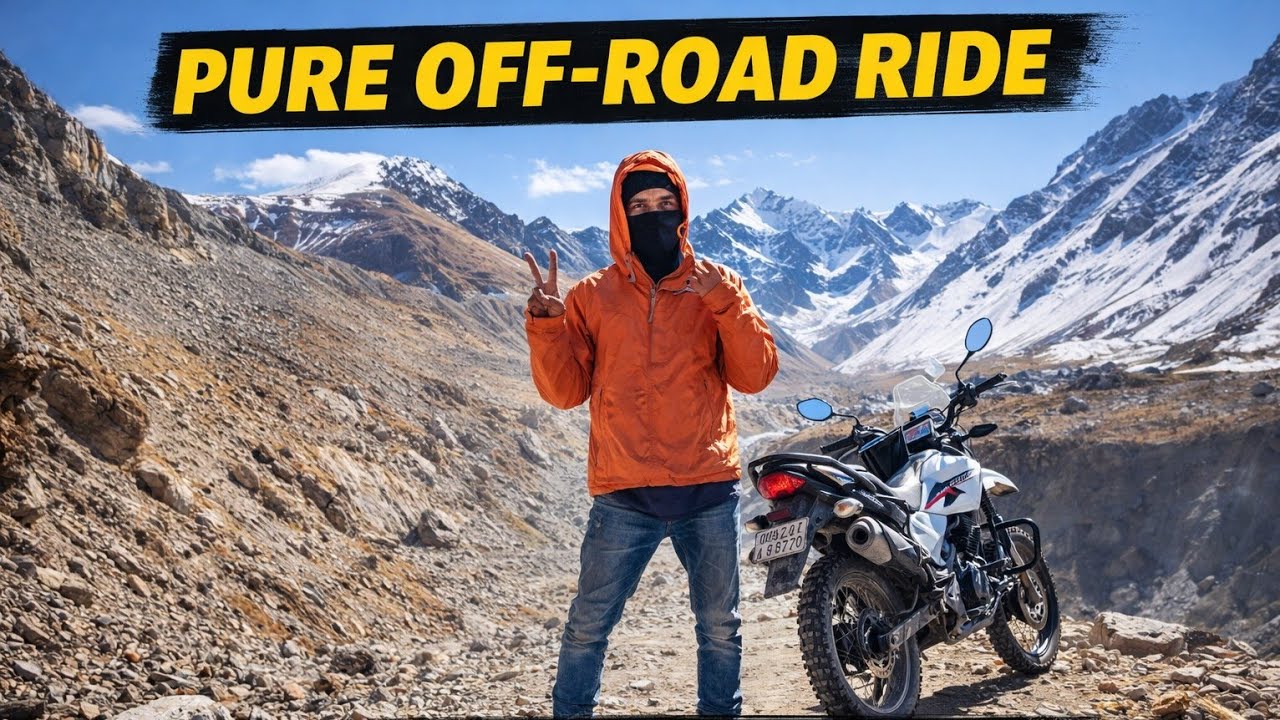 Gunji to Om Parvat 🇮🇳 | Pure Off-Road Riding | Adi Kailash Yatra 2025