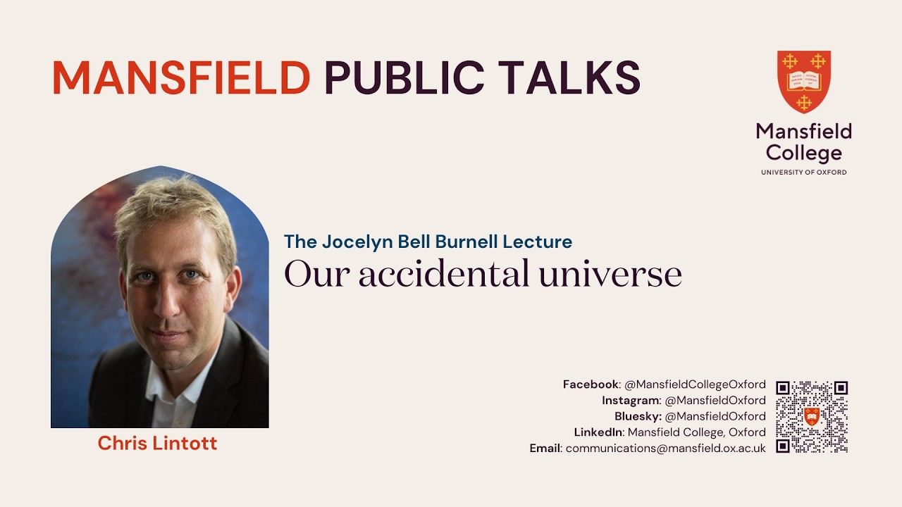 The Jocelyn Bell Burnell Lecture 2026 with Professor Chris Lintott: 'Our accidental universe'