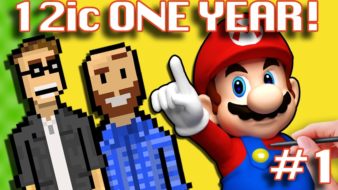 12 Item Challenge: 1 YEAR ANNIVERSARY! | Let's Play Super Mario Maker w/ DUAL COMMENTARY