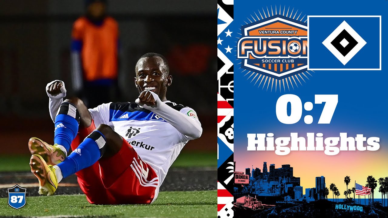 HIGHLIGHTS: VC FUSION VS. HSV | Testspiel-Highlights | HSVRoute87 #MoinUSA 🇺🇸