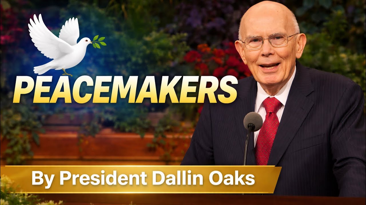 Following Christ: Becoming Peacemakers | October 2024 General Conference | President Dallin H. Oaks