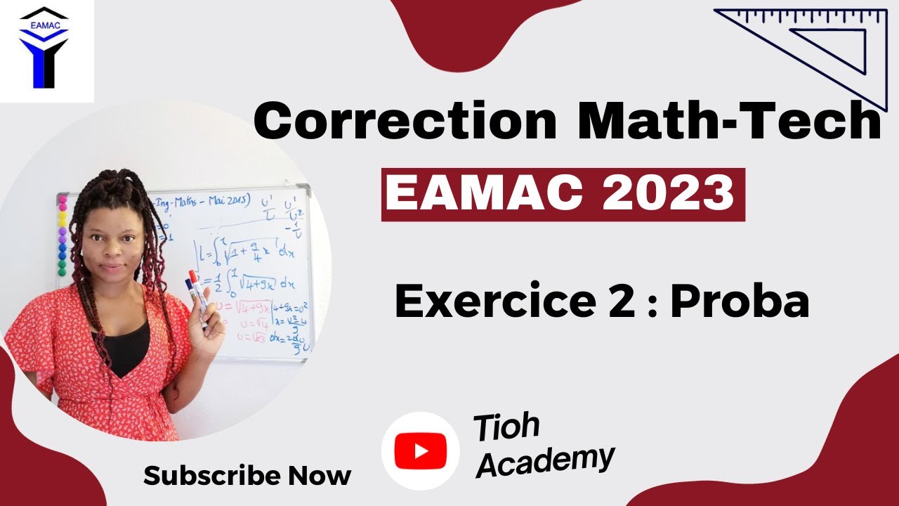 Correction Maths Concours EAMAC-Cycle Technicien et Technicien Sup , 2023-Exo 2