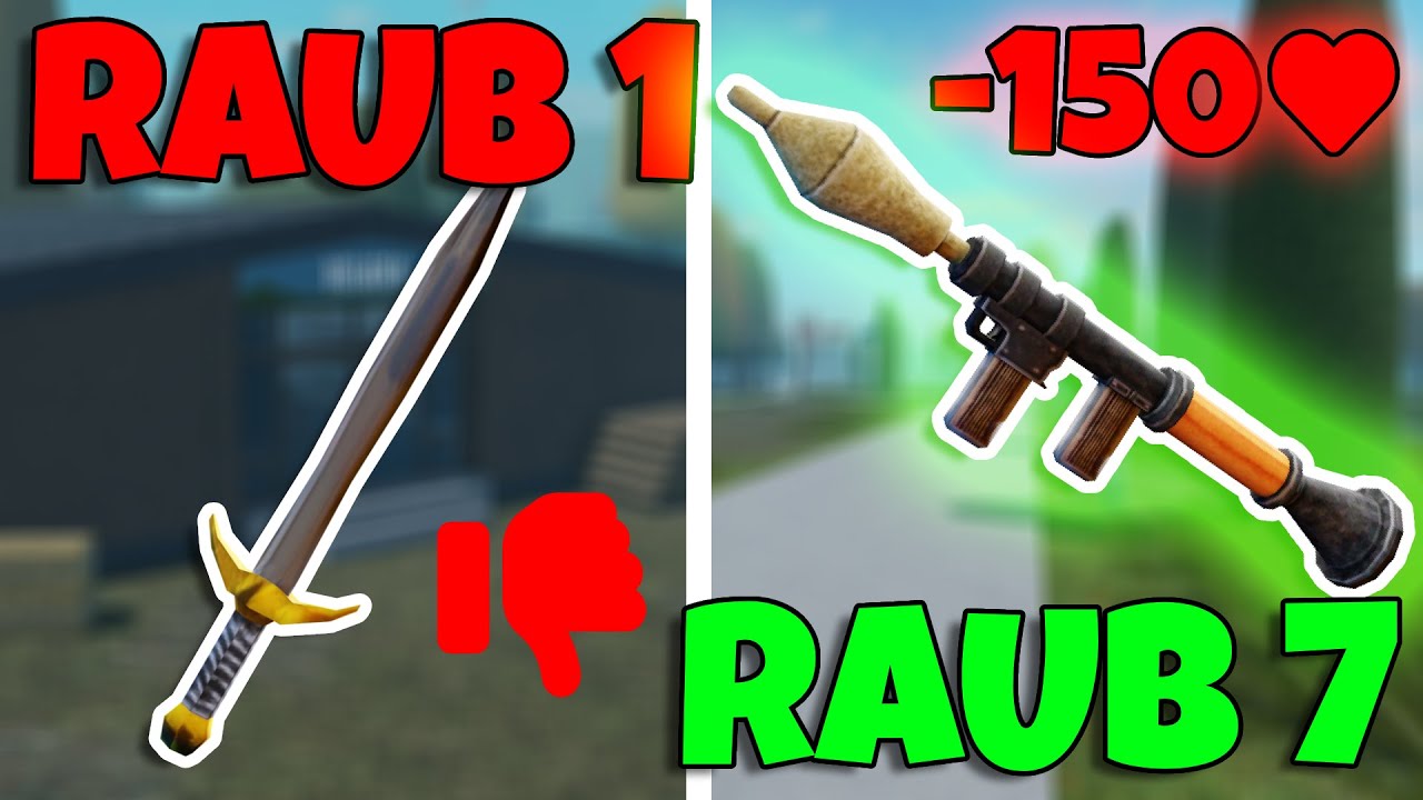 JEDER RAUB = NEUE ZUFÄLLIGE WAFFE! GLÜCKSRAD Challenge als KRIMINELLER in Notruf Hamburg | ROBLOX