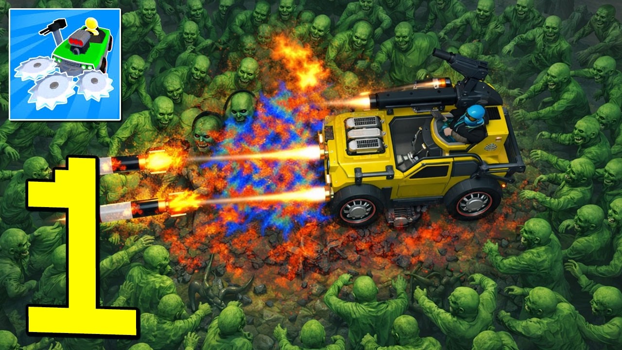 Z-Machine : Gameplay Walkthrough Part 1 - Zombie Destroyer, Clear All Zombie! (Android,iOS)