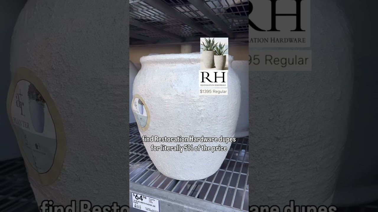 Restoration Hardware Planter dupe