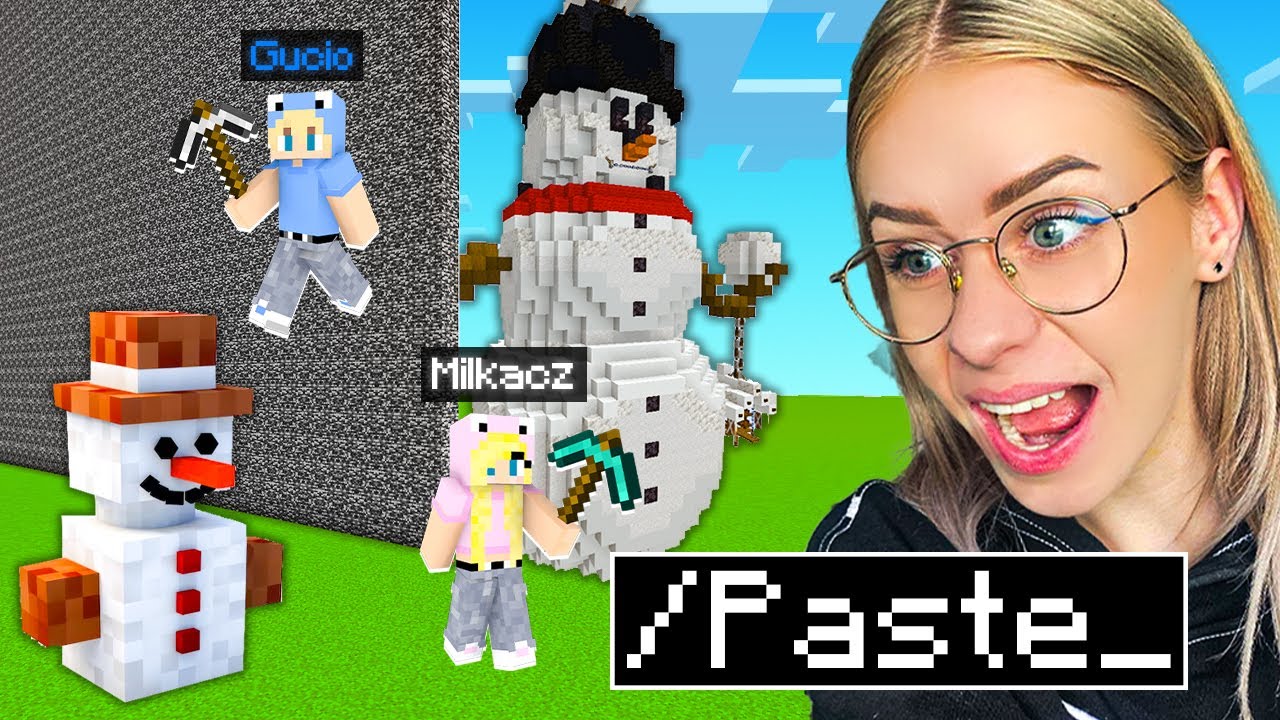 OSZUKUJĘ MŁODSZEGO BRATA w KONKURSIE BUDOWANIA BAŁWAN&Oacute;W w Minecraft!