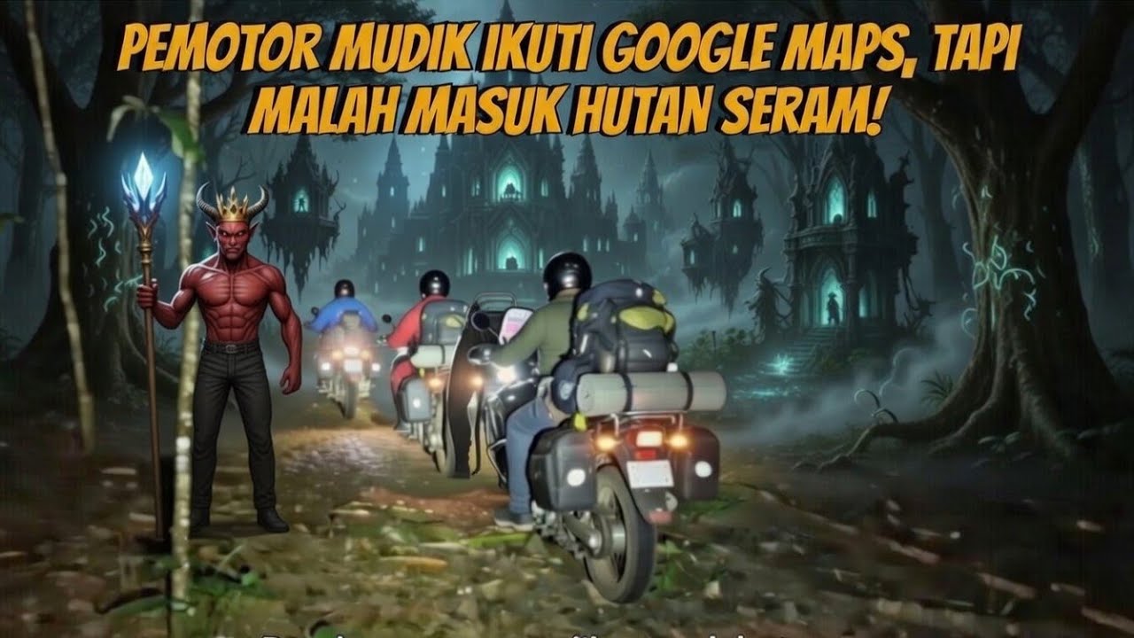 Pemotor Mudik Ikuti Google Maps, Tapi Malah Masuk Hutan Seram!