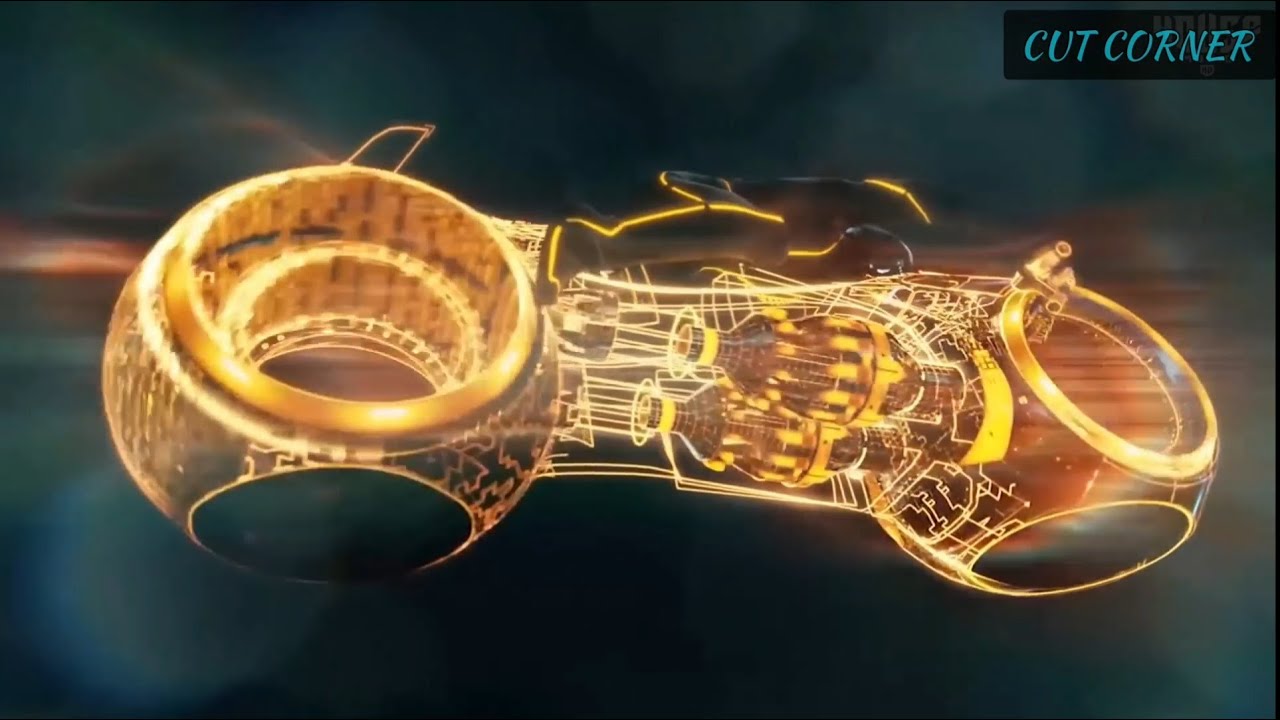 Tron Legacy(2010)____Lighting Bike Scene.