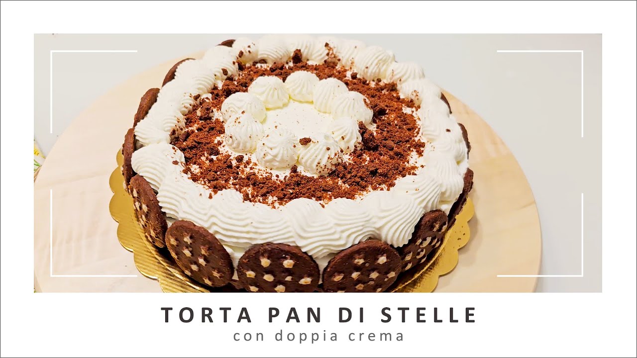 Torta Pan di Stelle super golosa con doppia crema
