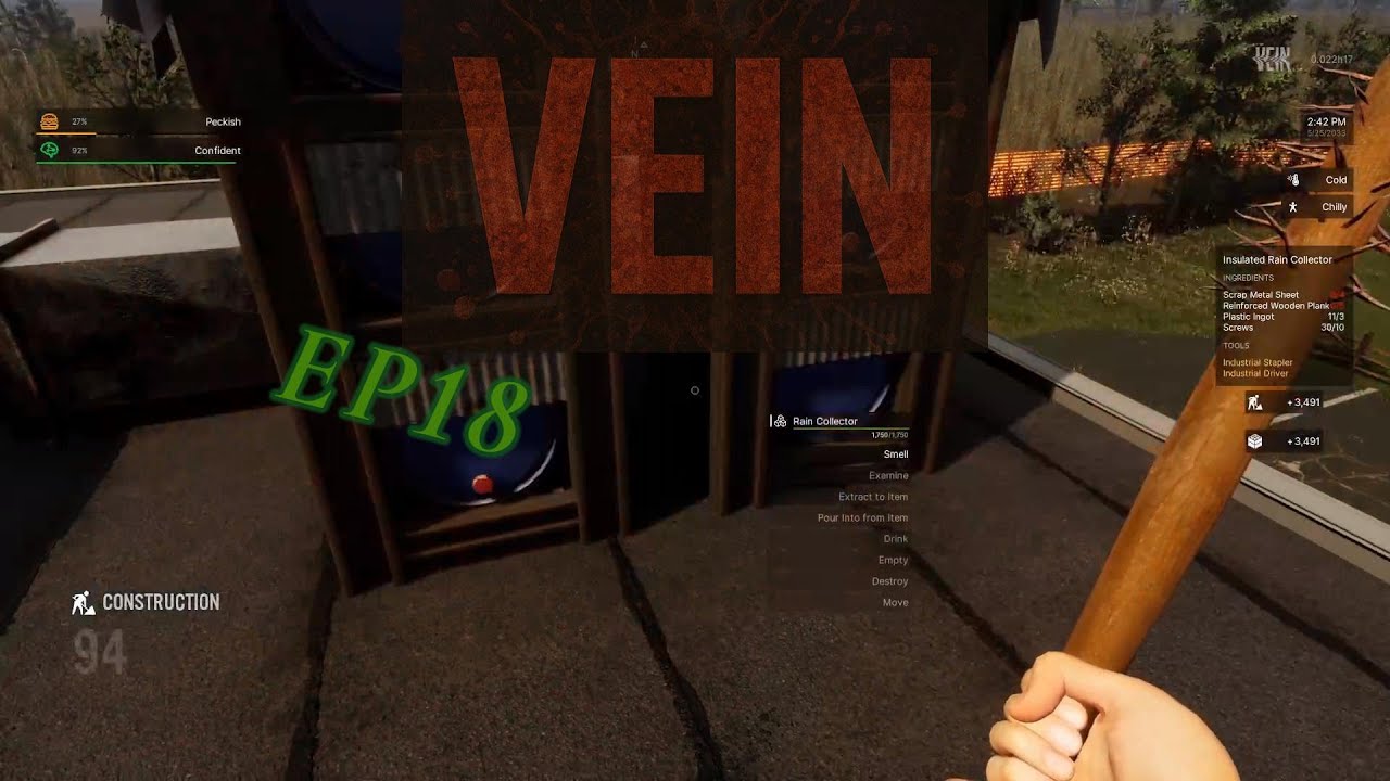 VEIN EP18    INSULATED RAIN CATCHERS AND GENERATORS