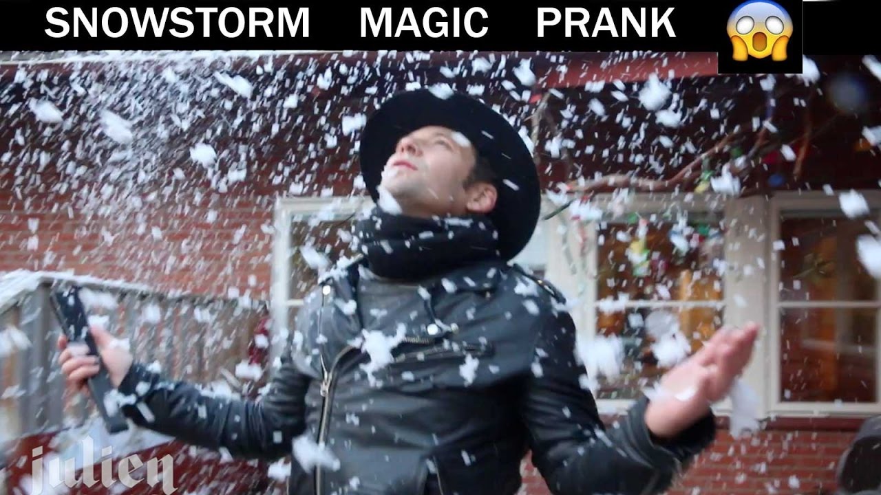 Snow Storm Magic Prank ❄️ -Julien Magic Rep.