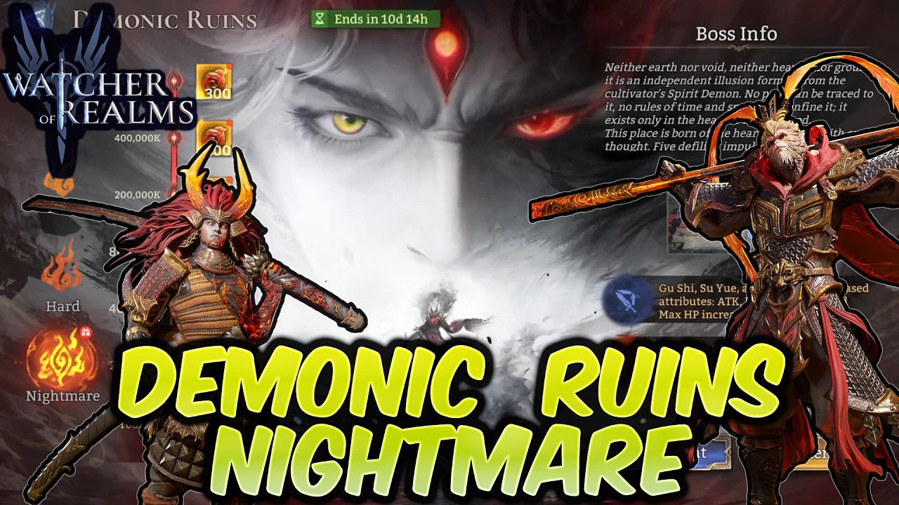 Demonic Ruins Nightmare - Above the Clouds Event | Watcher of Realms