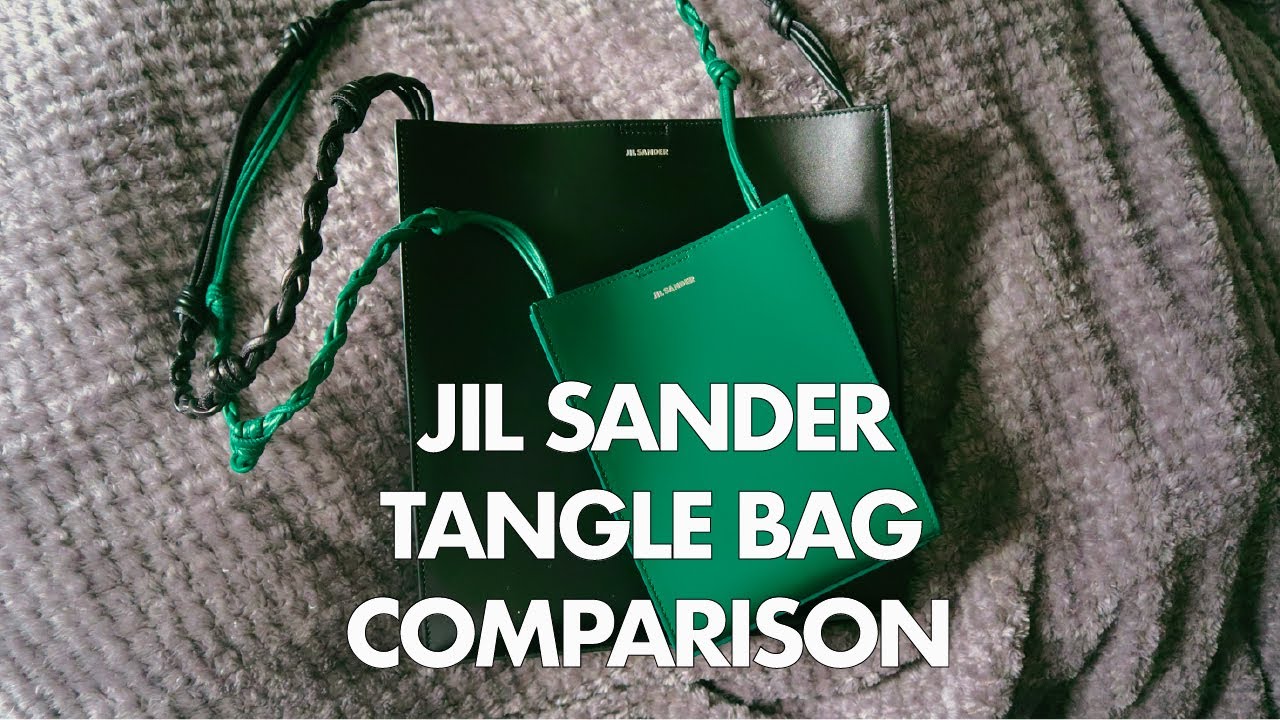 Jil Sander Tangle Bag Small & Medium Comparison/Review | Men's Fashion & Style
