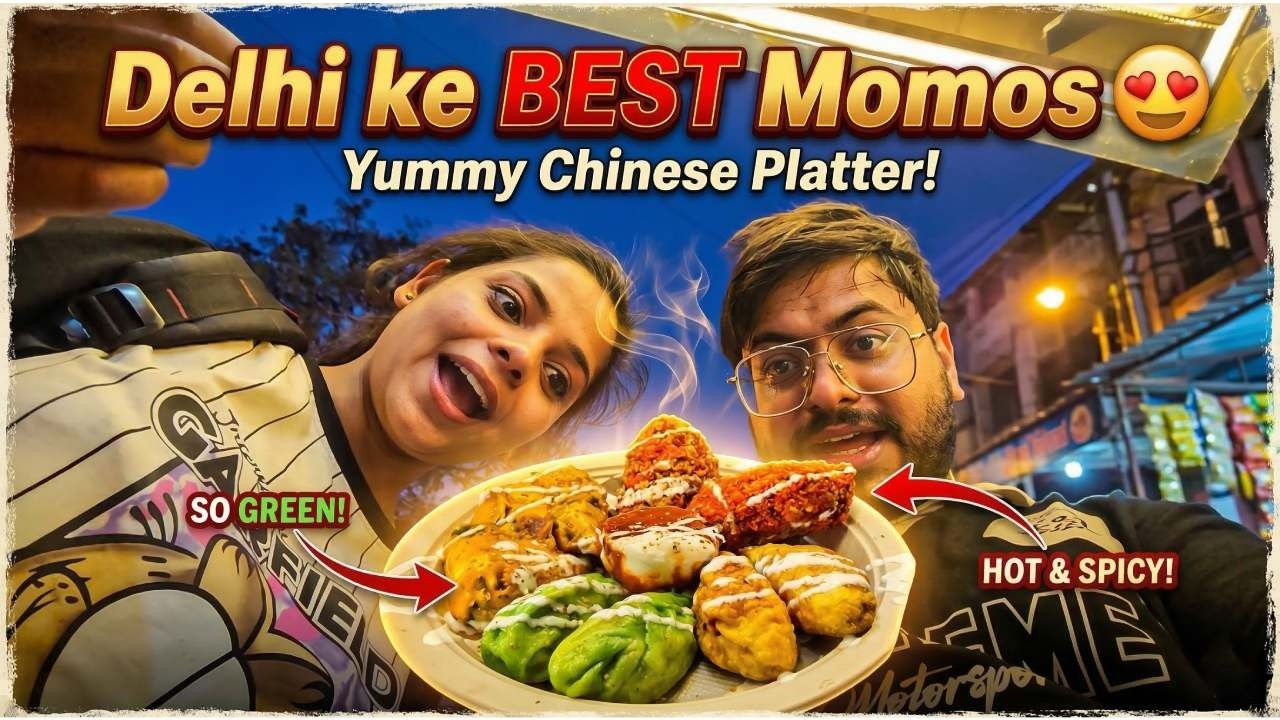 Best Veg Momos in Delhi 😍 | Chinese Platter at Kunal Chinese Hub | Must Try Street Food