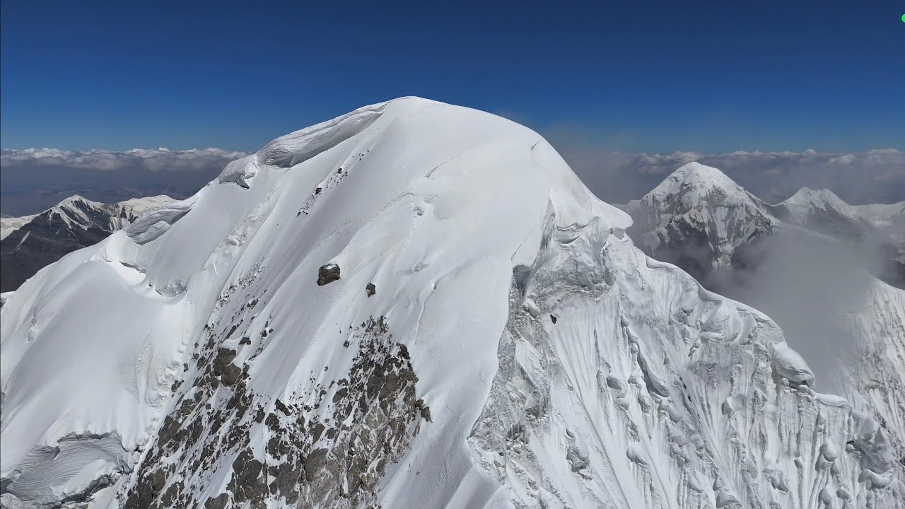 Kyrgyzstan 4K - Maxim Gorkij summit, DJI drone flight, Tian-Shan, 562951413