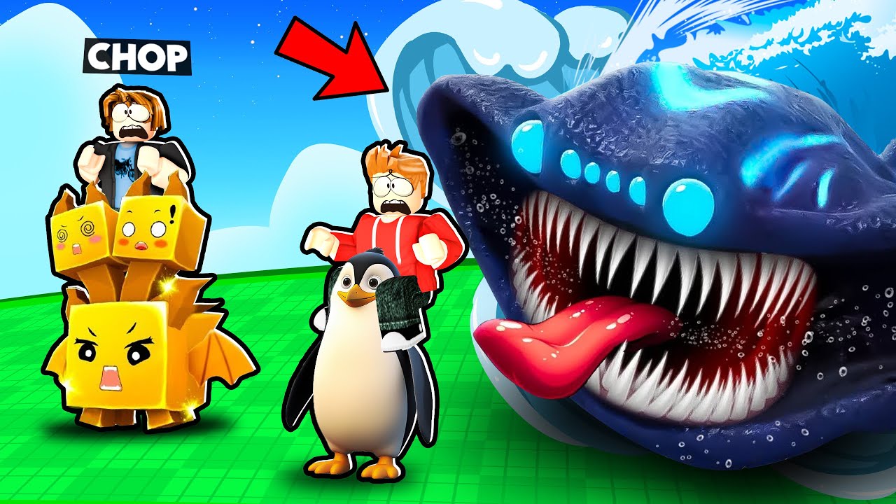 ROBLOX CHOP AND FROSTY PLAY PET EATING SIMULATOR