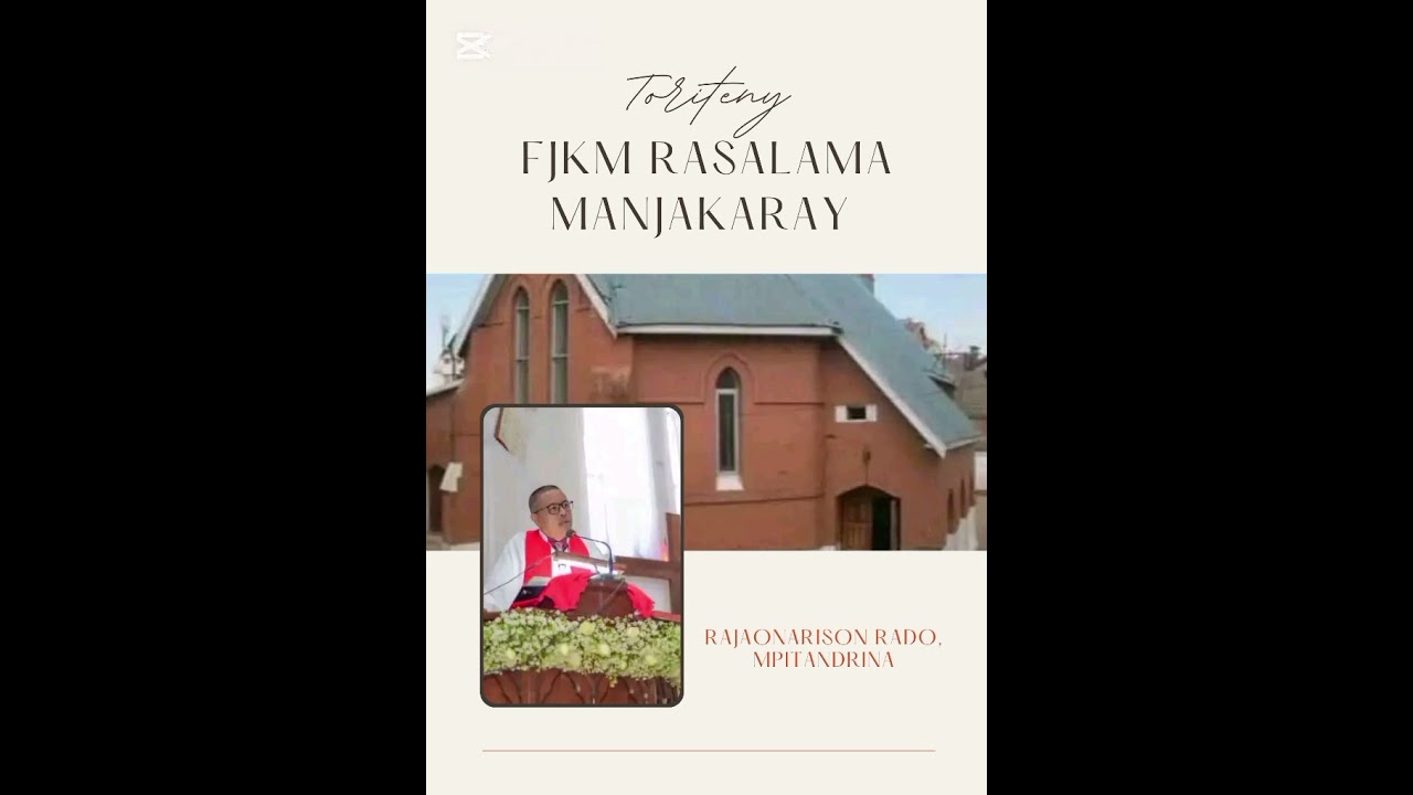 Mofon' aina Alakamisy 22 Janoary 2026 ( EFE.3,8-13)