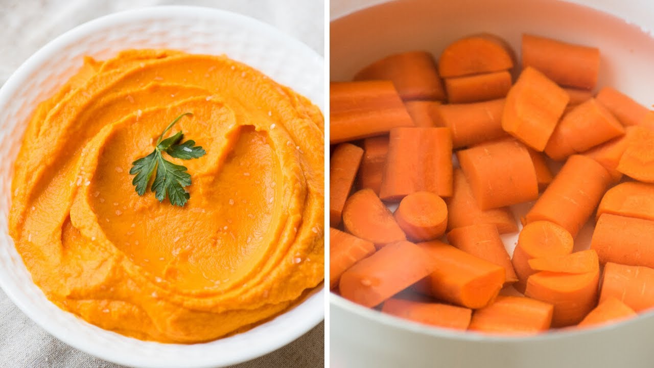 Mashed Carrots in the Vitamix