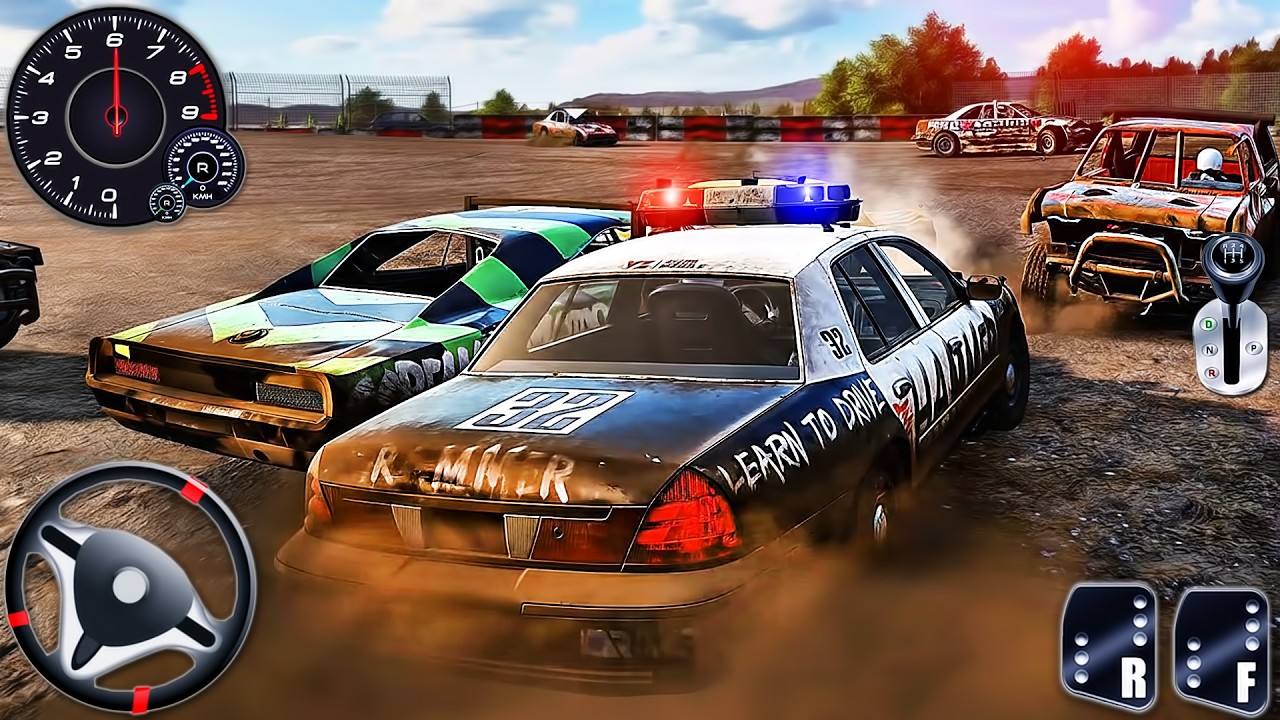 Wreckfest Car Crash Beam Racing Simulator - Real Extreme Derby Car Driving 3D - PC GamePlay #4