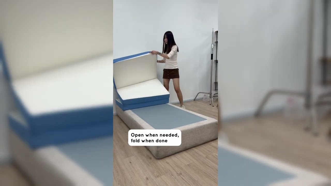 (JIJI.SG) DREAMAX VIBEFLEX 3-Fold Bamboo Knitted Foam Mattress