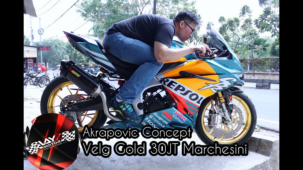HONDA CBR250RR REPSOL DOOHAN VELG 30JT, AKRAPOVIC CONCEPT, MODIF SULTAN!