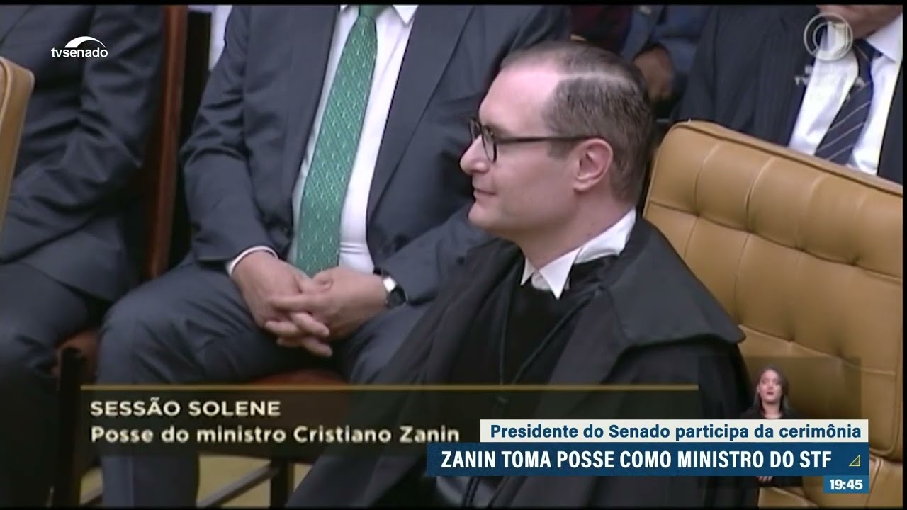 Pacheco participa de posse de Zanin no STF