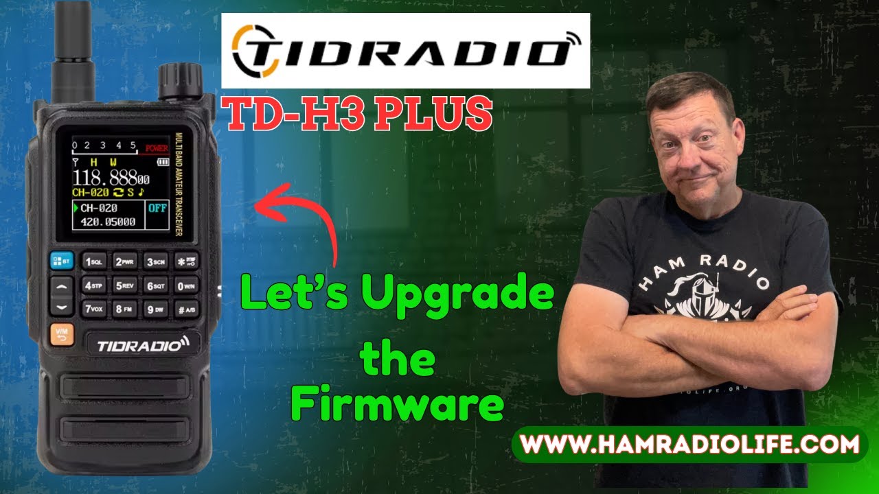 TIDRADIO TD-H3 Plus Давайте обновим прошивку!