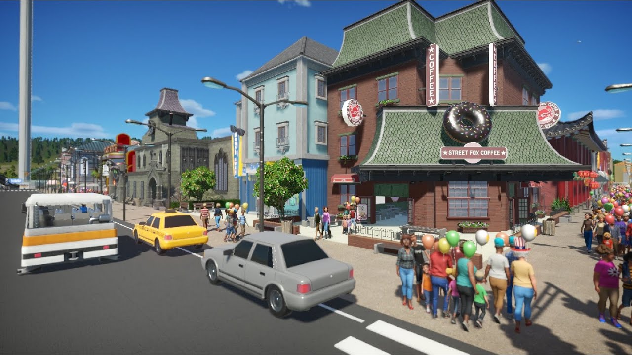 Planet Coaster | Beach City part 1 | Main street attractions