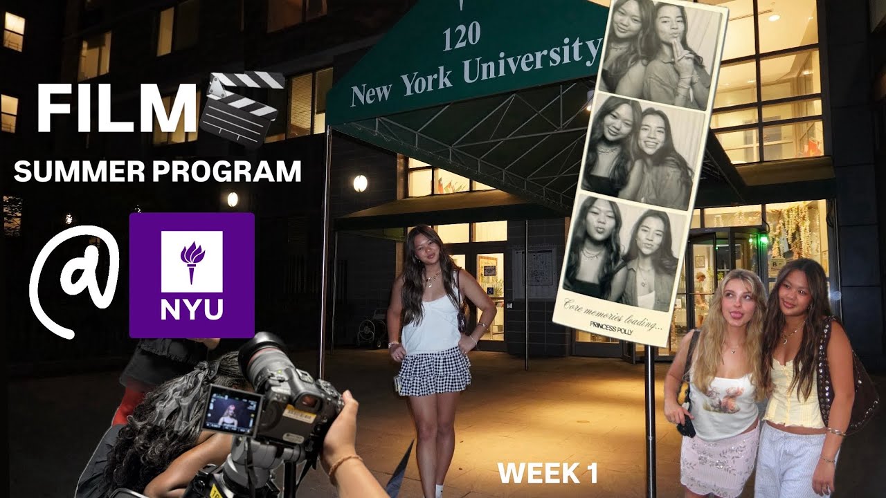 I Spent a Month at NYU Film School 🎞️ | Tisch Summer Program Vlog (My Dream School!)